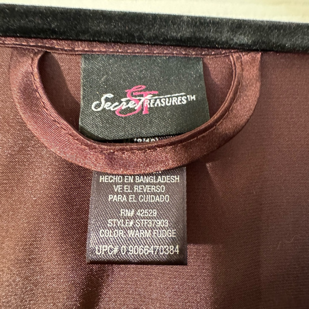 Secret Treasures Brown Robe M - Picture 4 of 12